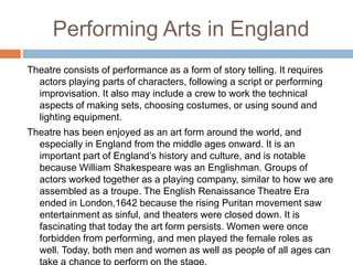 RehearsalBreakfast and Seminar- “British Etiquette pt. 2”Trip to Stratford-upon-Avon to see Royal Shakespeare TheatreReturn to HotelTheatre Workshop/ Pick one:1. Stagecraft - Painting2. Stagecraft – Building PropsDinner