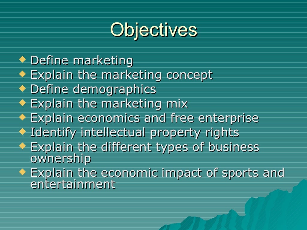 Sports marketingchapter 1world of marketing