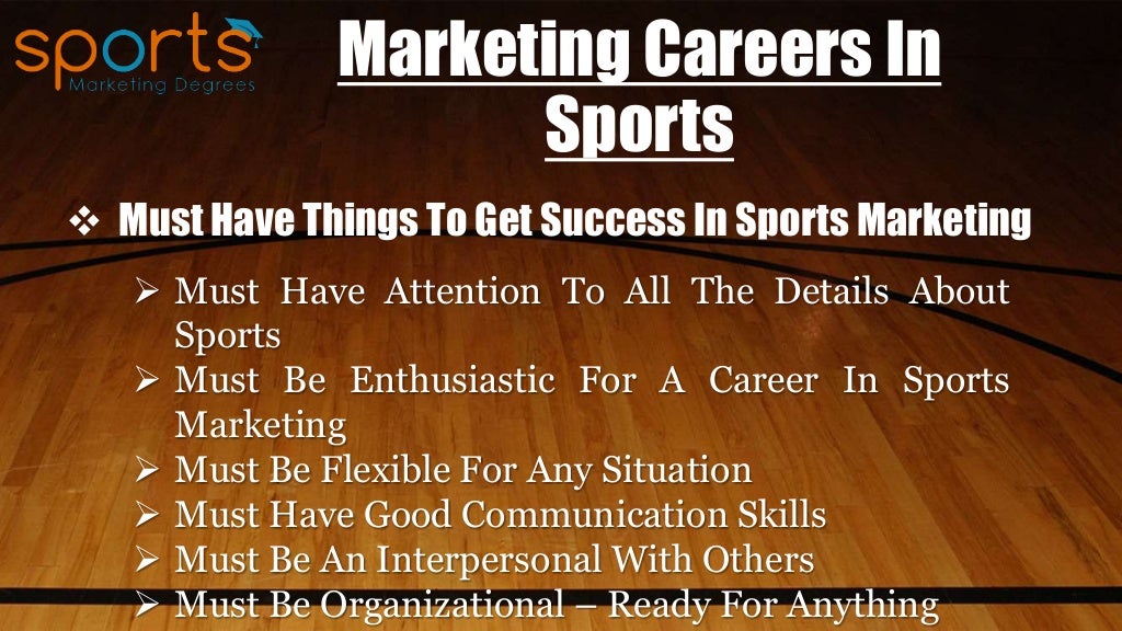 Ways To Make The Best Sports Marketing Careers Online