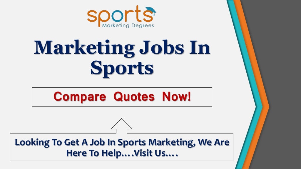 Find The Best Sports Marketing Jobs For A Great Career
