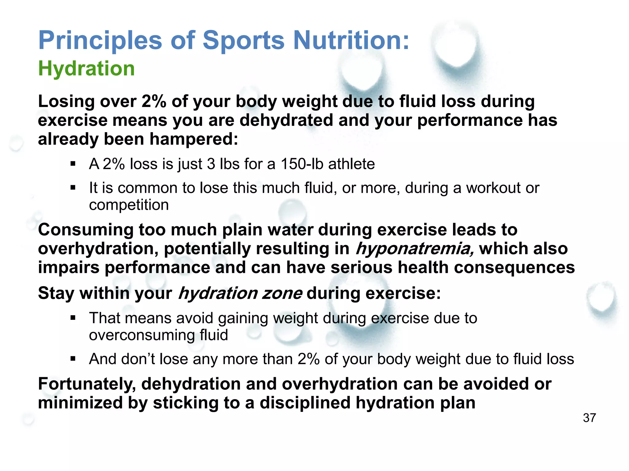 Sports nutrition | PDF