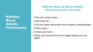 Sports Nutrition and Athletes Performance | PDF