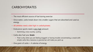 Sports Nutrition (OneNote Assignment) | PPT