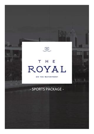 PAGE 1
- SPORTS PACKAGE -
 