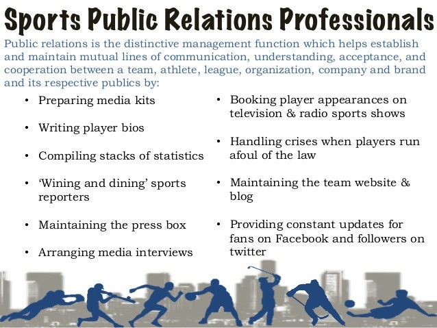 The Sports And Public Relations