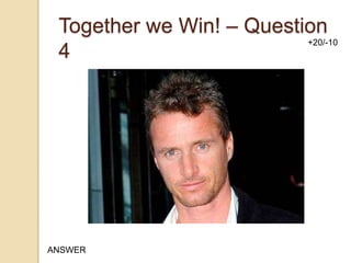 Together we Win! – Question
+20/-10
4

ANSWER

 