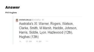 Answer
Phil Hughes
 