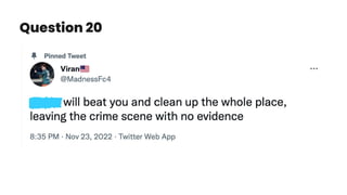 Question 20
 