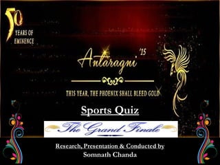Somnath ChandaSomnath Chanda
Sports QuizSports Quiz
 