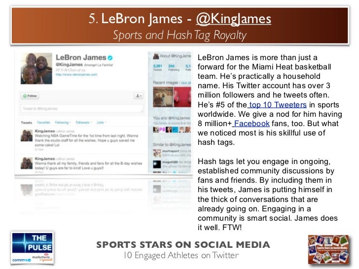 Sports Stars On Social Media 10 Engaged Athletes Sports Stars On Social Media 10 Engaged Athletes