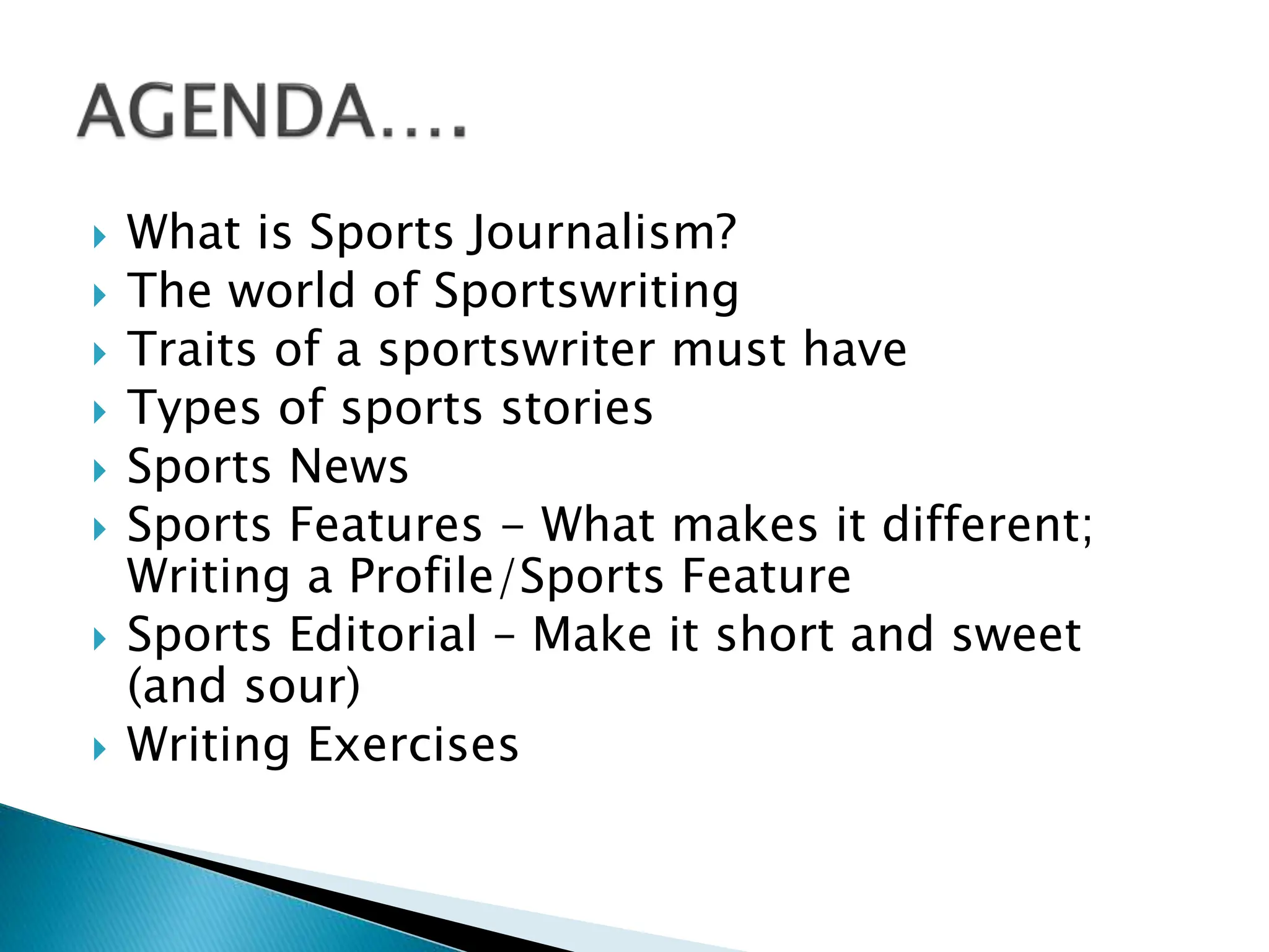 sportswriting talk.ppt