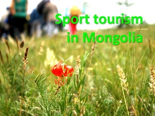 Sport tourism
  in Mongolia
 