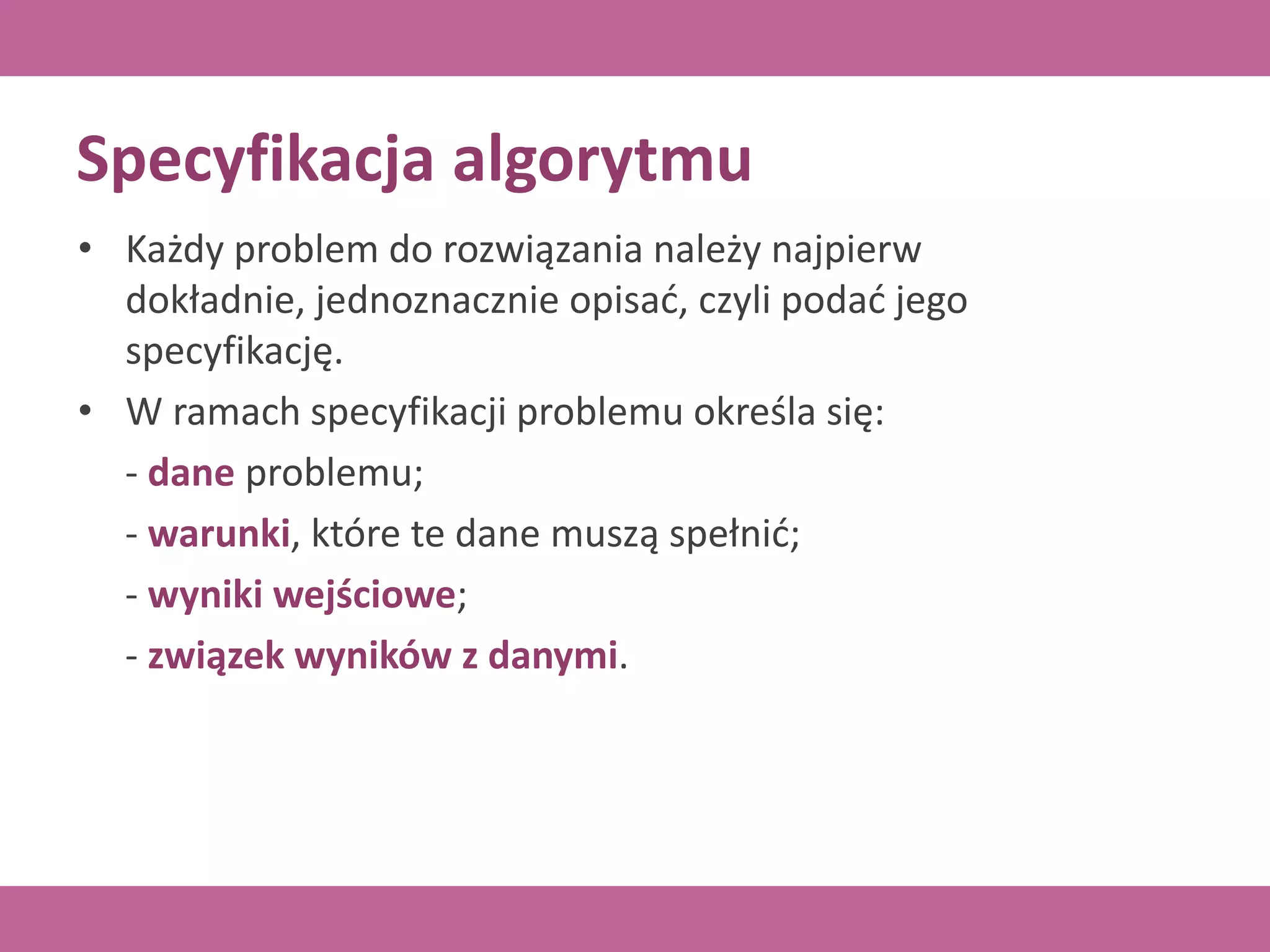 Przyklady Algorytmow W Zyciu Codziennym Sposoby przedstawiania algorytmu