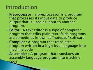 Preprocessor Assembly SPOS UNIT1 PPTS (1).pptx