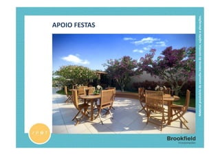 APOIO FESTAS




Material provisório de consulta interna do corretor, sujeito a alterações.
 