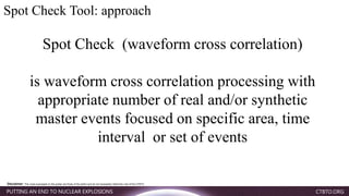 Spot Check Sampling SHI Expert Technical Analysis Spot Check Tool and ParMT | PPTX