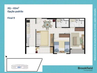 2Q – 65m² Opção padrão Final 9  