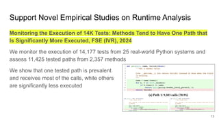 SpotFlow: Tracking Method Calls and States at Runtime (ICSE 2024) | PPT