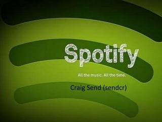 Craig Send (sendcr) 
 