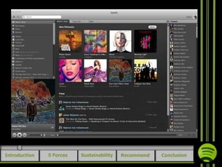 Introduction

5 Forces

Sustainability

Recommend

Conclusion

 