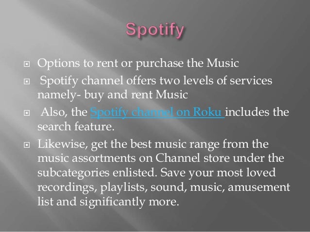 spotify not working roku