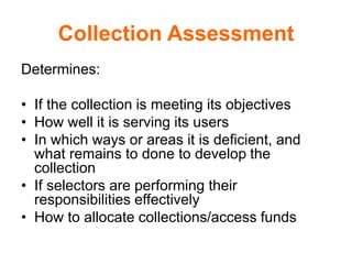Spotlight on users: an introduction to client-centered collection ...