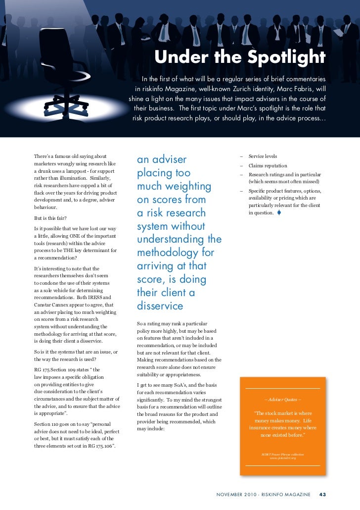 Spotlight Risk Research Ratings Riskinfo Mag Vol1 P43