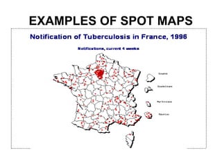 EXAMPLES OF SPOT MAPS
 