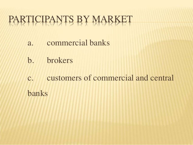 Spot market and forward market