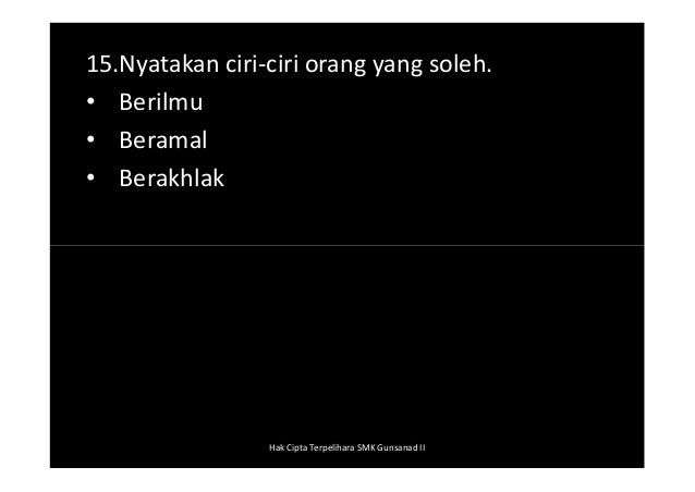 Spot spm hadis