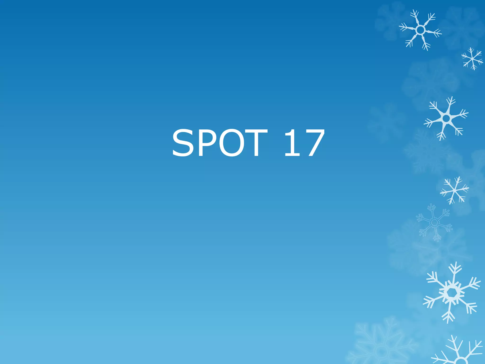 SPOT 17
 