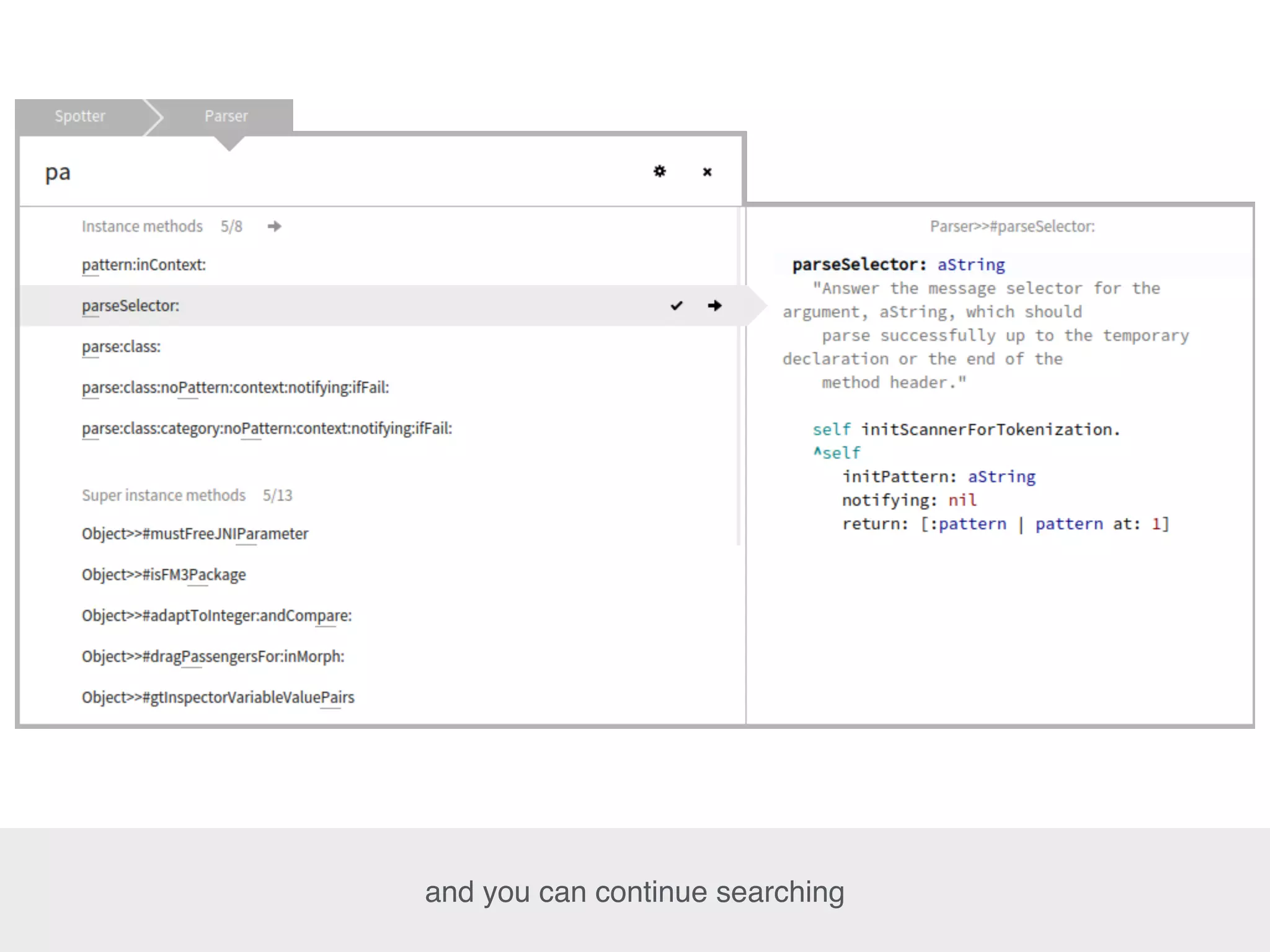 and you can continue searching
 