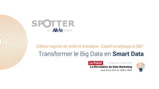 Editeur logiciel de veille et d’analyse - Expert analytique à 360°
Transformer le Big Data en Smart Data
an brand
 