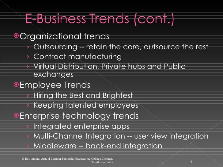 Spotting e business trends pdf