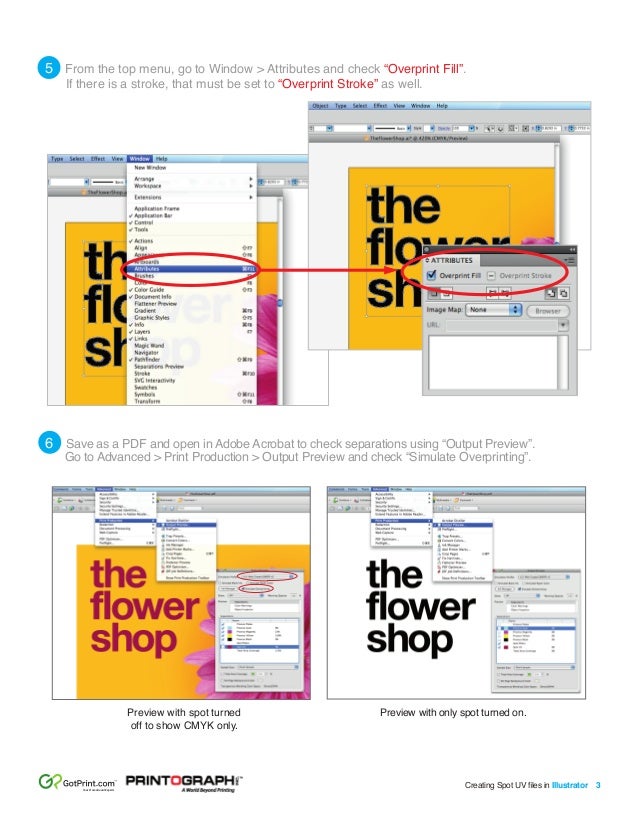 Simulate overprinting adobe