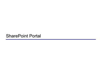 SharePoint Portal  