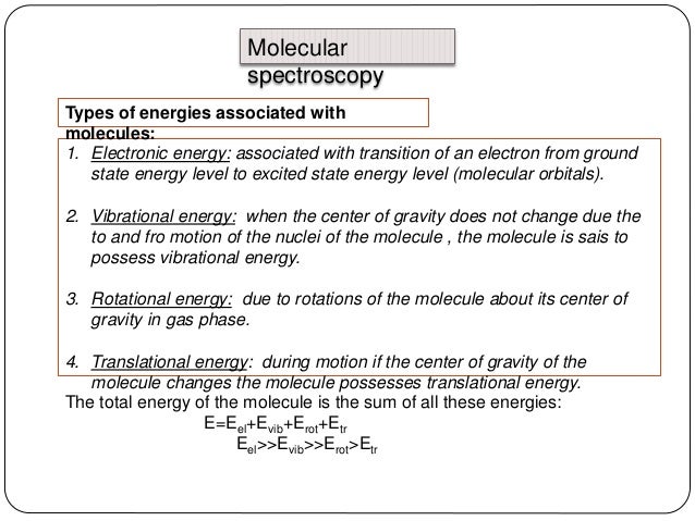 types of spectroscopy
