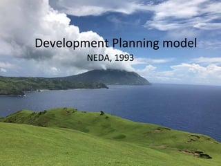 Development Planning model
NEDA, 1993
 