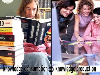 knowledge consumption  knowledge production  