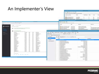 An Implementer’s View
 