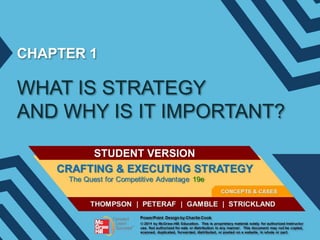 CHAPTER 1

WHAT IS STRATEGY
AND WHY IS IT IMPORTANT?
STUDENT VERSION

 