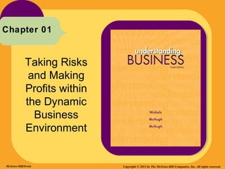Taking Risks
and Making
Profits within
the Dynamic
Business
Environment
Chapter 01
McGraw-Hill/Irwin Copyright © 2013 by The McGraw-Hill Companies, Inc. All rights reserved.
 