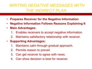 How to write Negative Messages | PPT