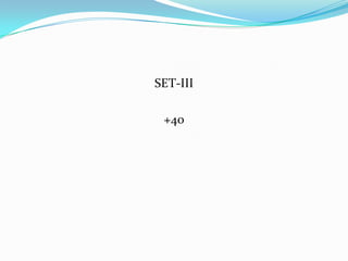 SET-III

 +40
 