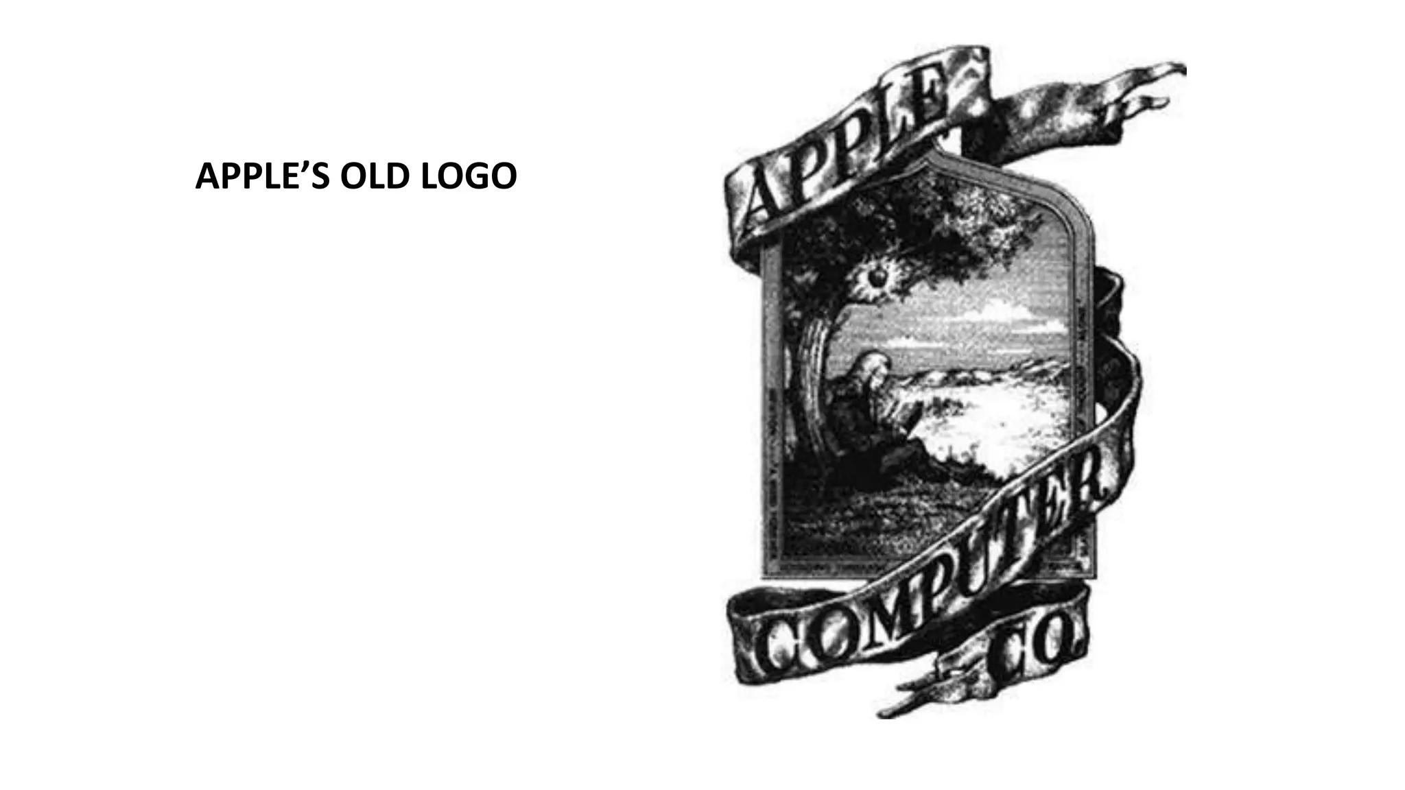 APPLE’S OLD LOGO

 