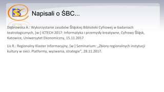 Napisali o ŚBC...
ą Ś ą
ł Ś ą
 