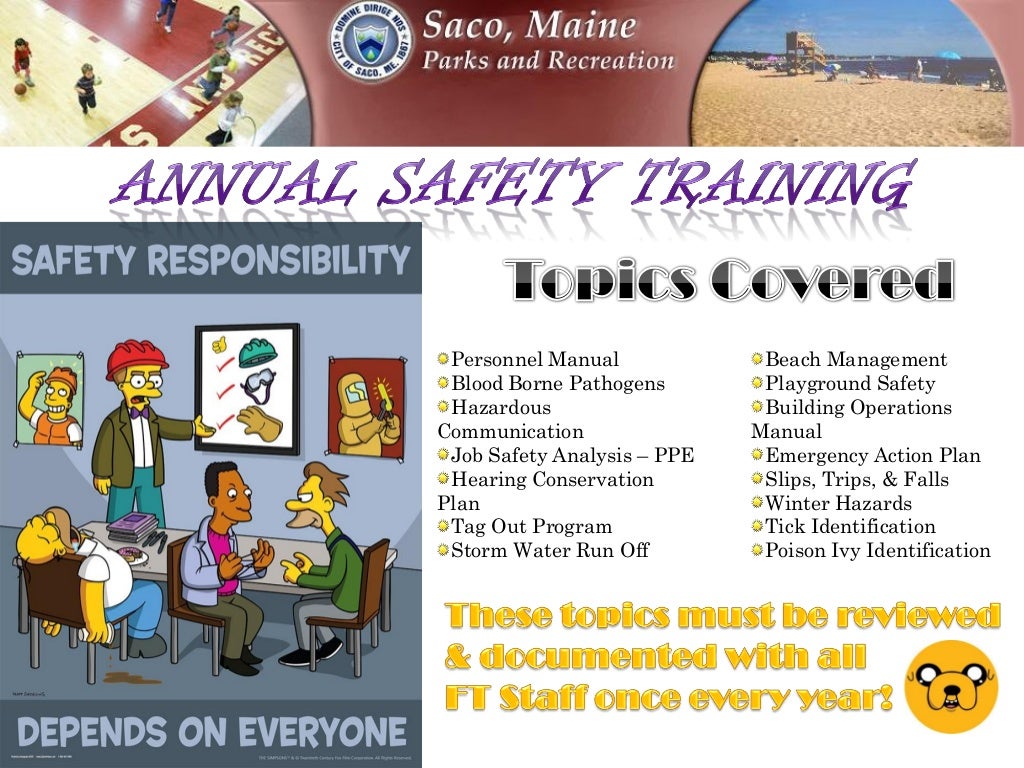 SPRAnnual Staff Safety Training 2015