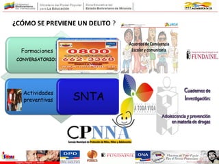 ¿CÓMO SE PREVIENE UN DELITO ?
 