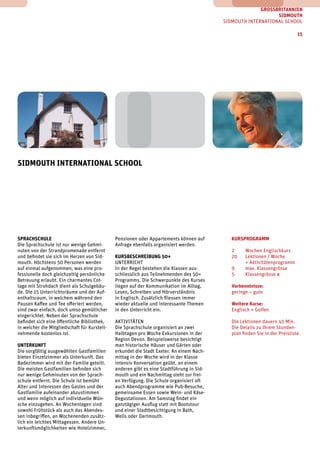 sprachen.ch - Sprachaufenthalte 50Plus