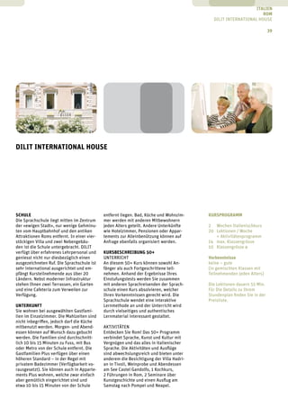 sprachen.ch - Sprachaufenthalte 50Plus